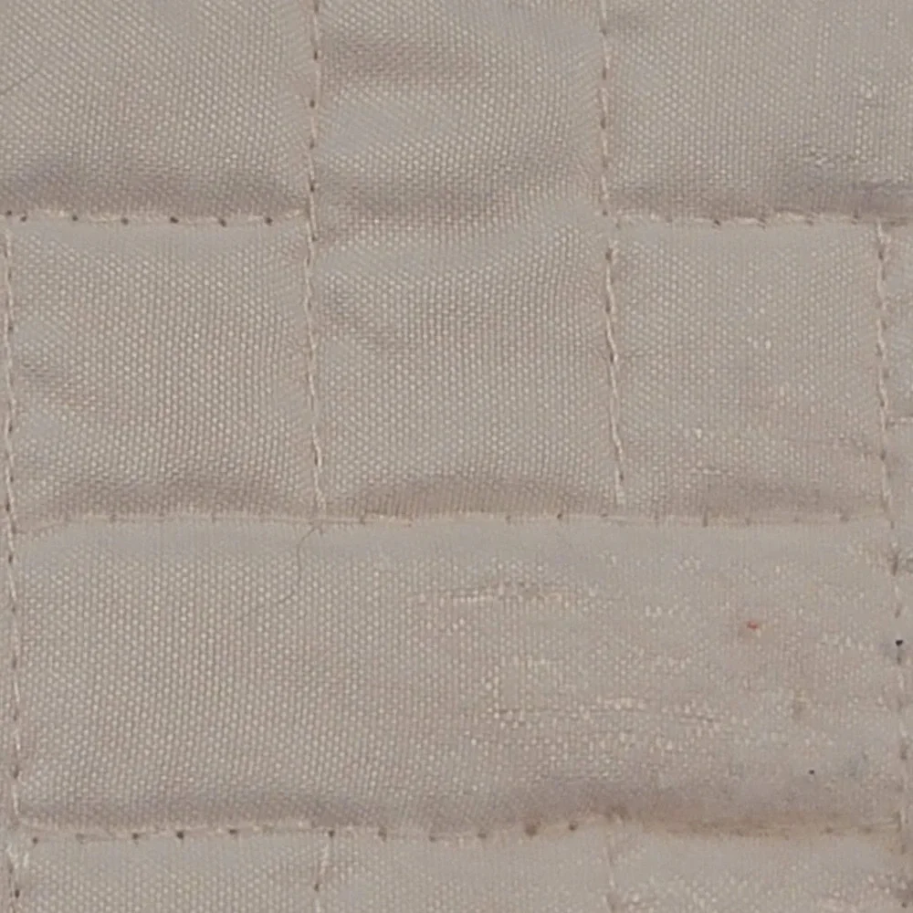 Vintage quilted blanket Coverlet Bedspread Queen/Full White Crosshatching round